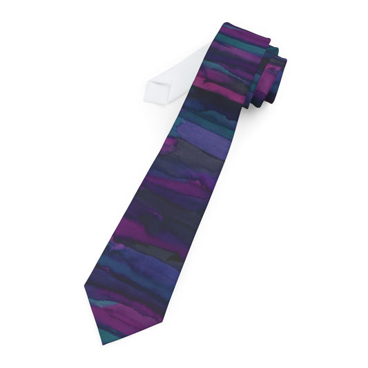 Blue Forest By Sean M. Printed Necktie