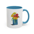 Load image into Gallery viewer, Watery Flowers by Max R. Accent Coffee Mug
