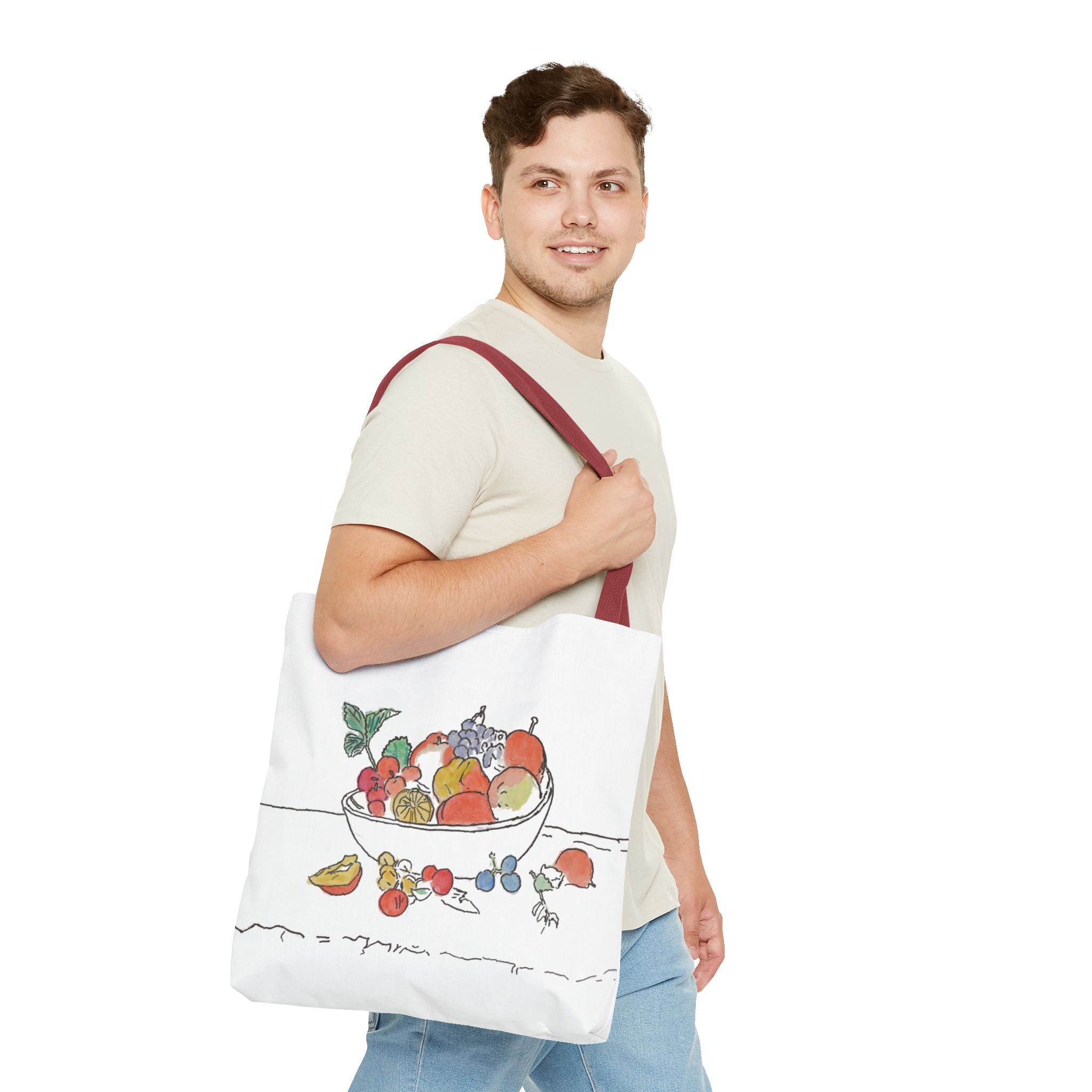 Healthy Habits By CJ T. Printed Tote Bag