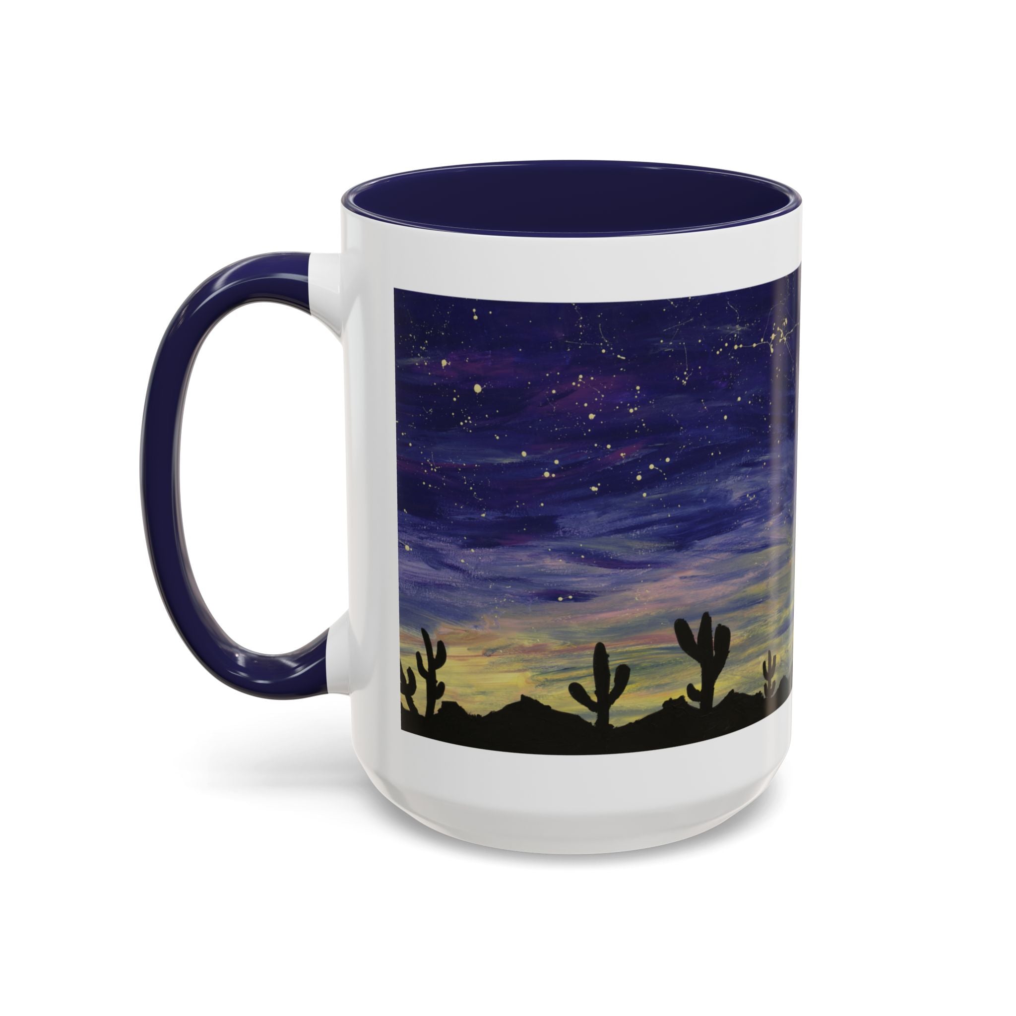 Colorful Oasis Desert By Bonnie M. Accent Coffee Mug