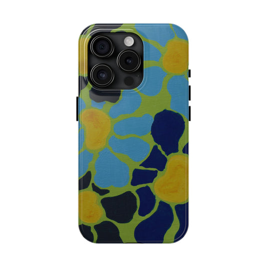 Blue Flowers By Kalei S. Tough Phone Cases