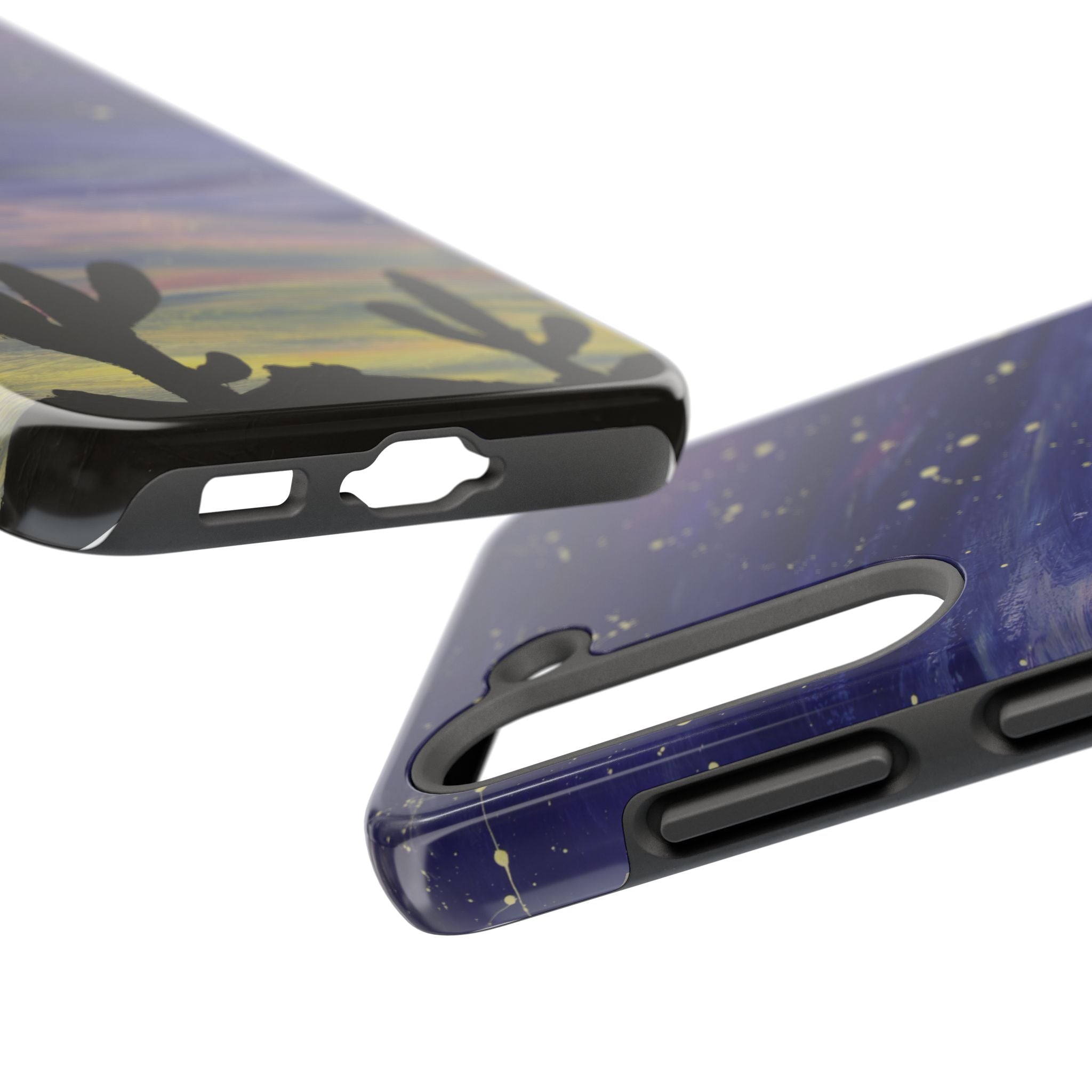 Colorful Oasis Desert by Bonnie M. Tough Phone Cases