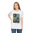 Load image into Gallery viewer, Blue Flowers by Kalei S. Unisex Jersey Short Sleeve Tee
