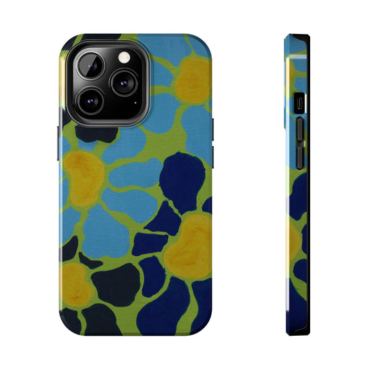 Blue Flowers By Kalei S. Tough Phone Cases