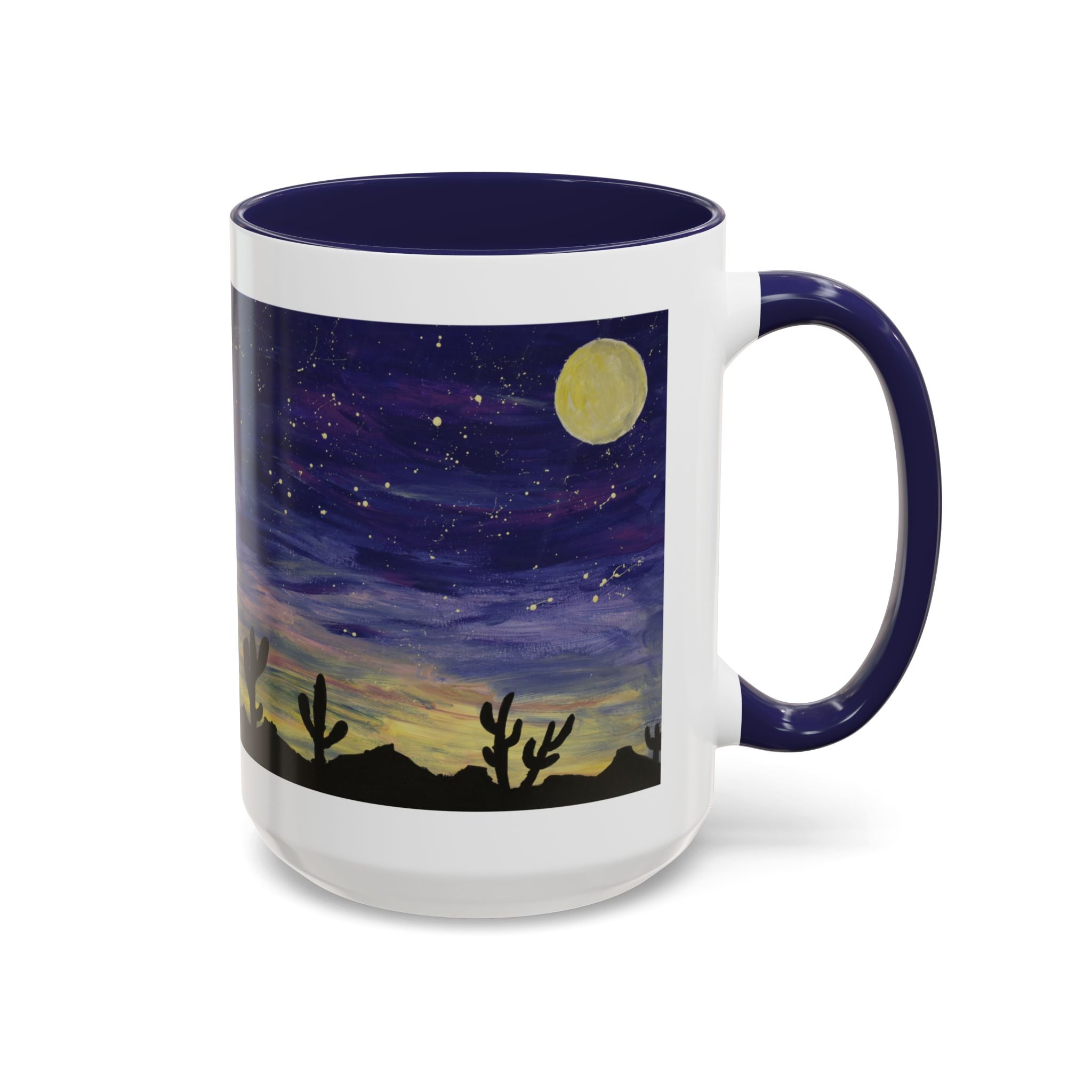 Colorful Oasis Desert By Bonnie M. Accent Coffee Mug