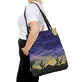 Load image into Gallery viewer, Colorful Oasis Desert By Bonnie M. Printed Tote Bag
