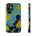 Load image into Gallery viewer, Blue Flowers By Kalei S. Tough Phone Cases
