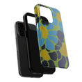 Load image into Gallery viewer, Blue Flowers By Kalei S. Tough Phone Cases
