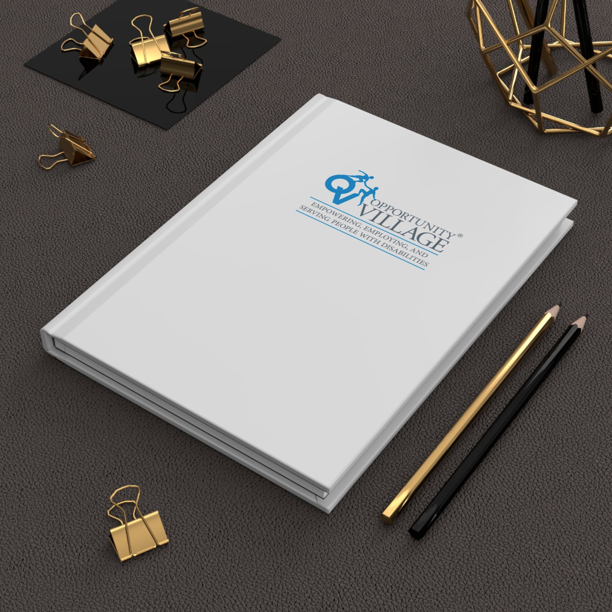 Opportunity Village Logo Hardcover Journal