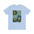 Load image into Gallery viewer, Blue Flowers by Kalei S. Unisex Jersey Short Sleeve Tee
