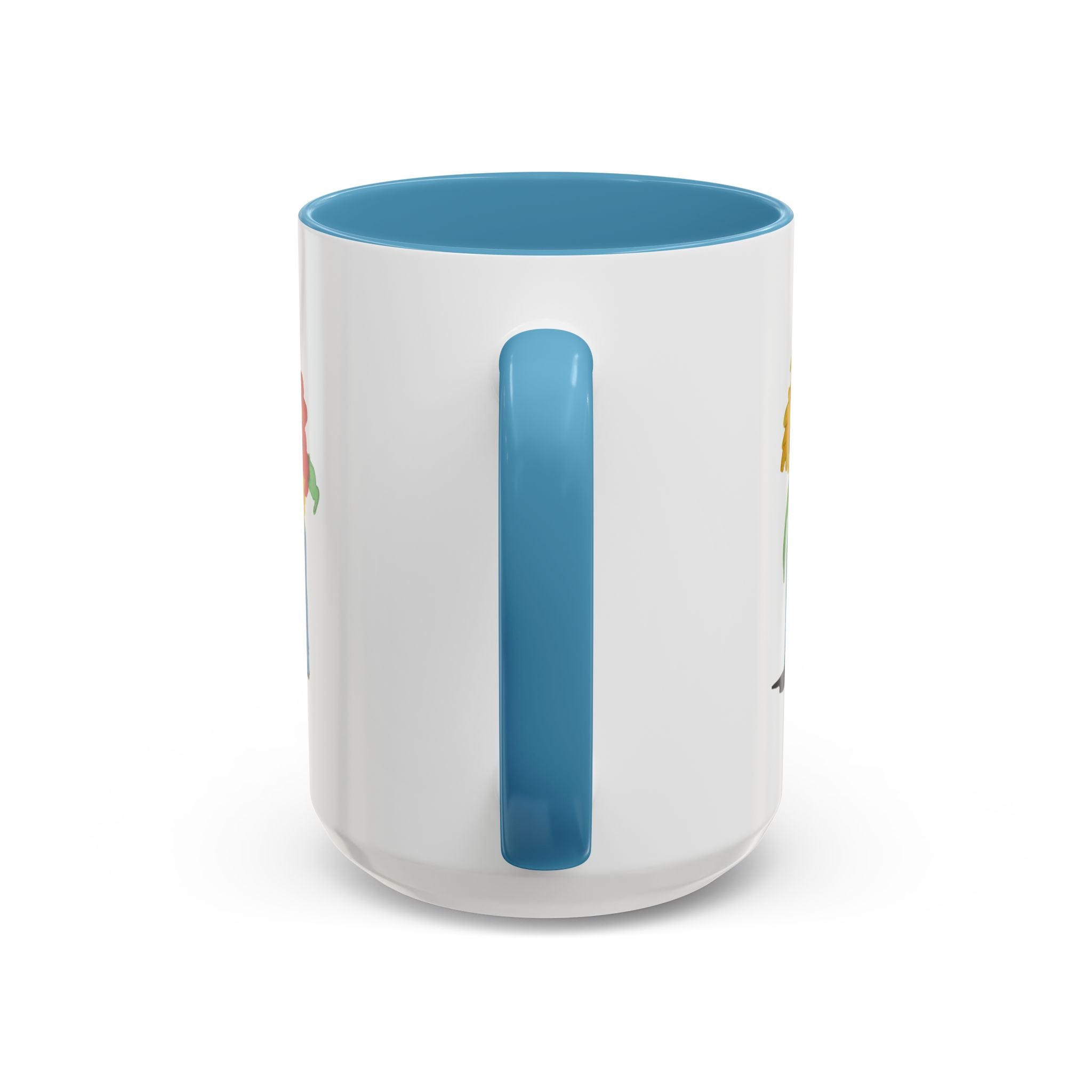 Watery Flowers by Max R. Accent Coffee Mug