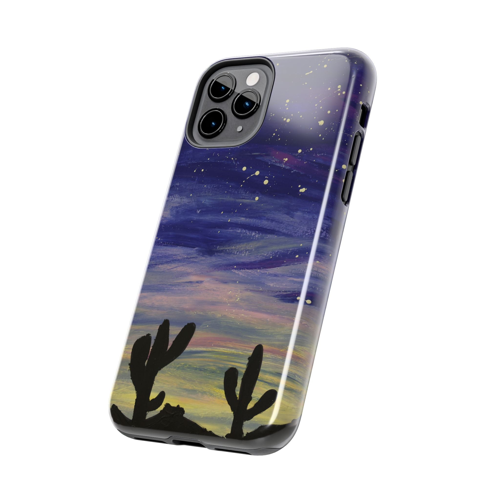 Colorful Oasis Desert by Bonnie M. Tough Phone Cases