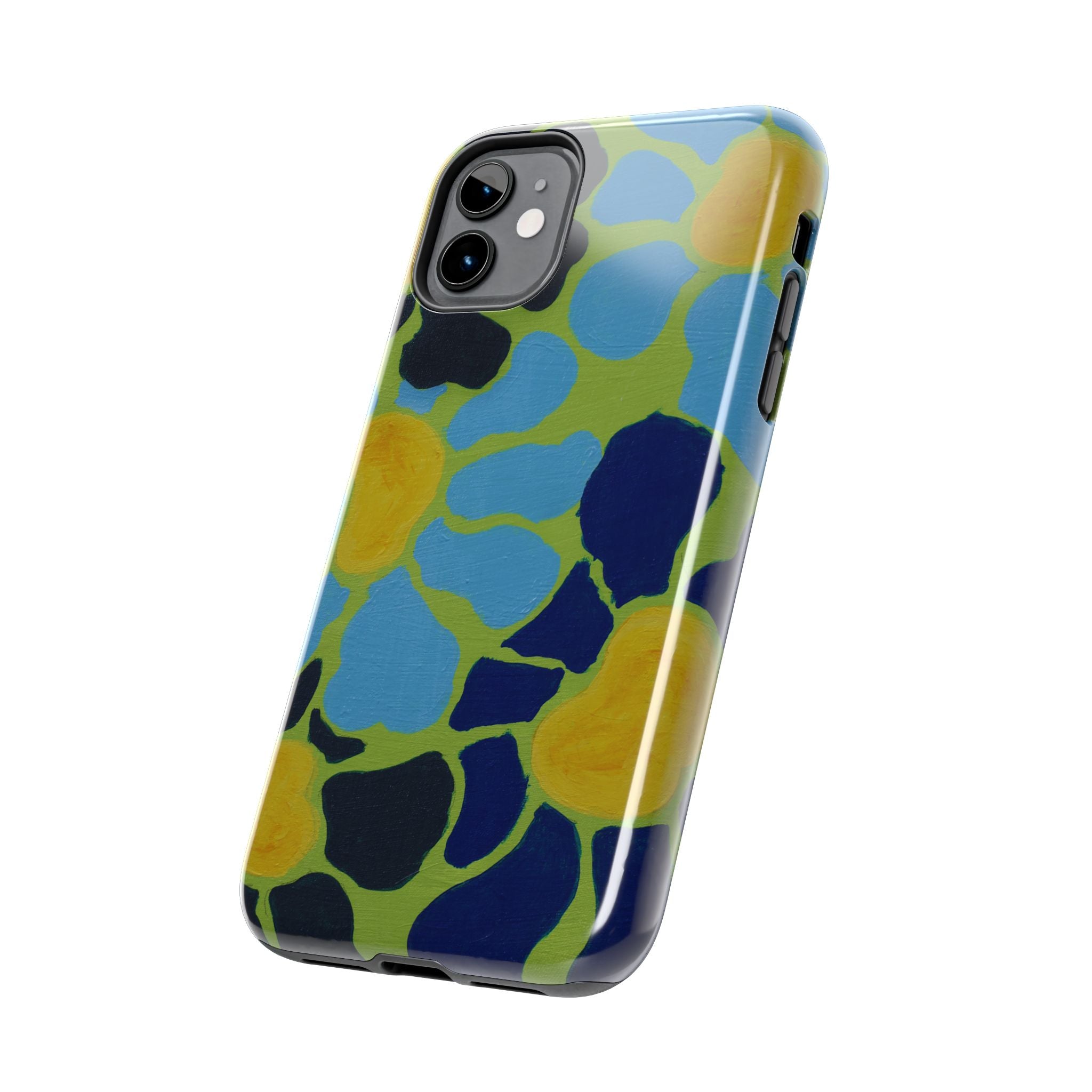 Blue Flowers By Kalei S. Tough Phone Cases
