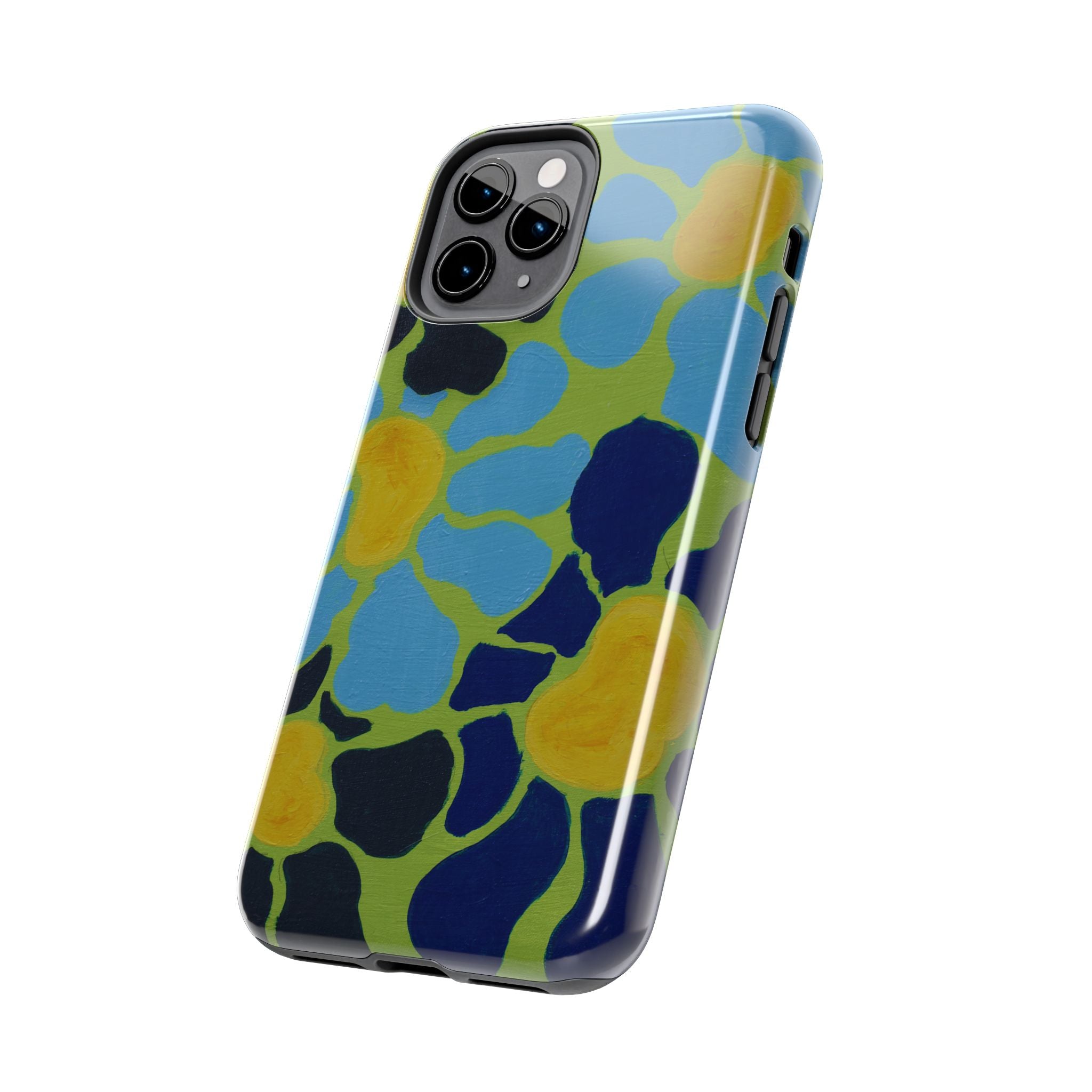 Blue Flowers By Kalei S. Tough Phone Cases