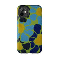 Load image into Gallery viewer, Blue Flowers By Kalei S. Tough Phone Cases
