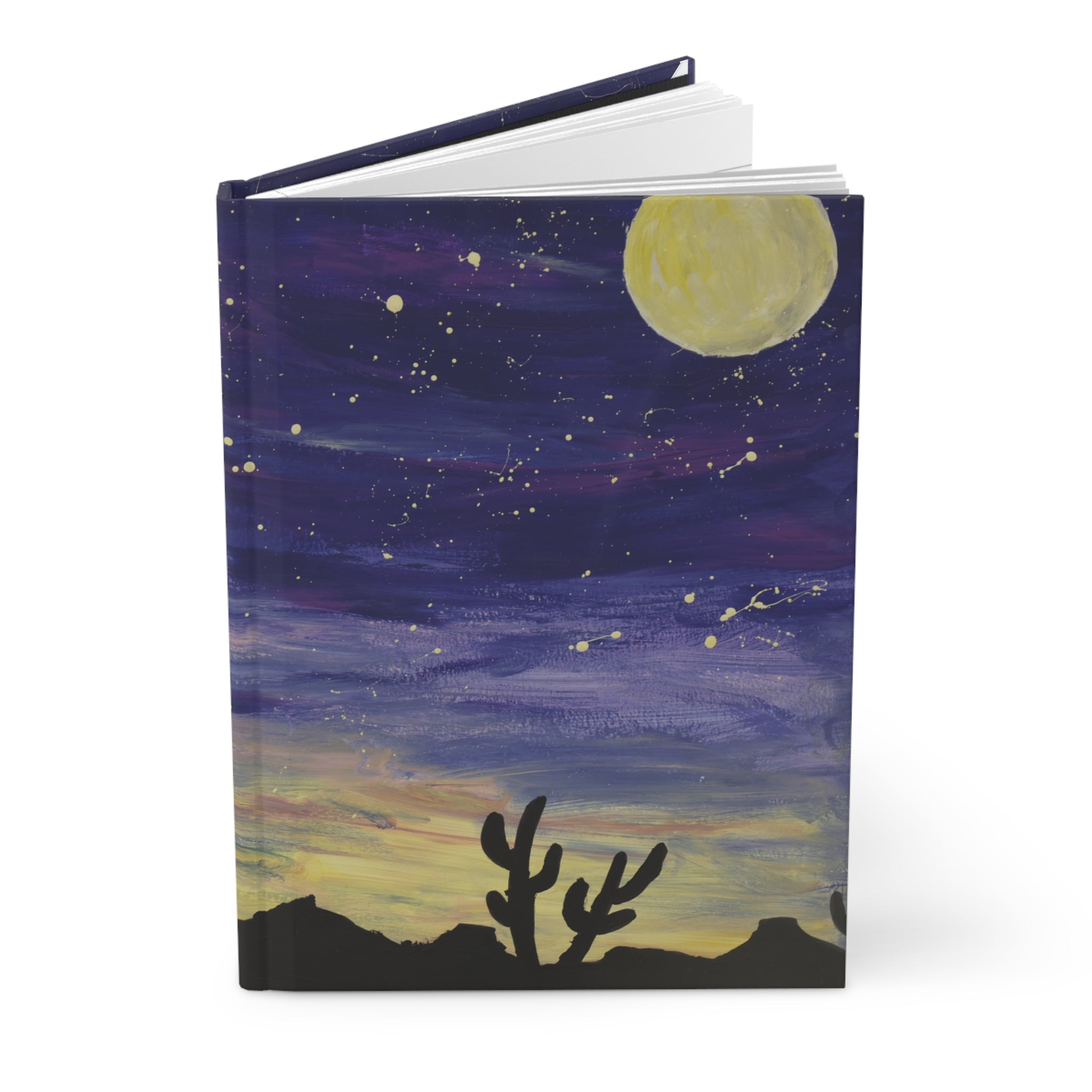 Colorful Oasis Desert By Bonnie M. Matte Hardcover Journal