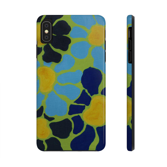 Blue Flowers By Kalei S. Tough Phone Cases