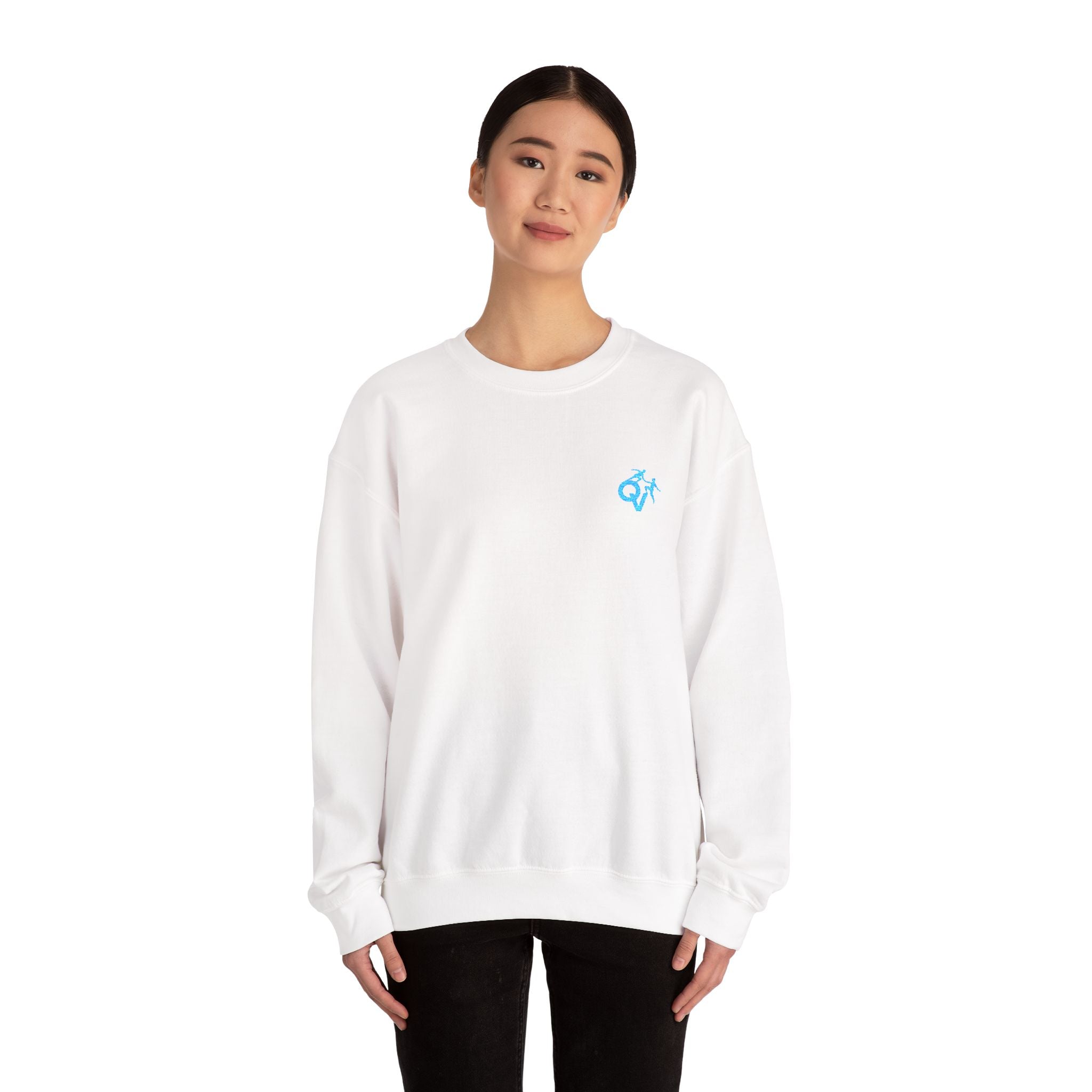 OV Opportunity Village Logo Embroidered Unisex Crewneck Sweatshirt