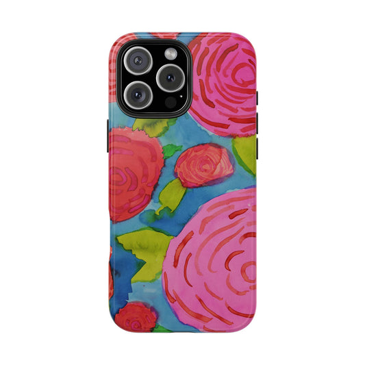 Spring Garden Roses By Chantale H. Tough Phone Cases