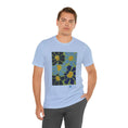 Load image into Gallery viewer, Blue Flowers by Kalei S. Unisex Jersey Short Sleeve Tee

