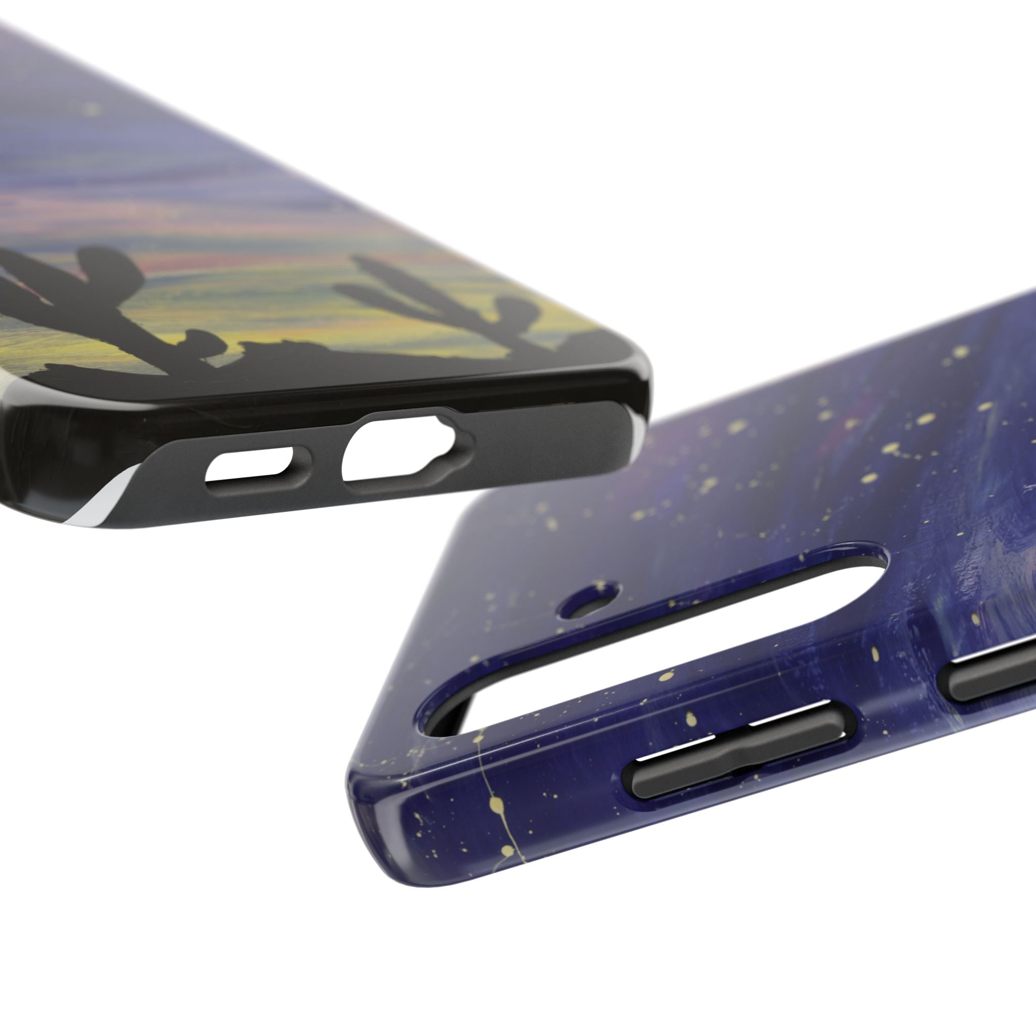 Colorful Oasis Desert by Bonnie M. Tough Phone Cases