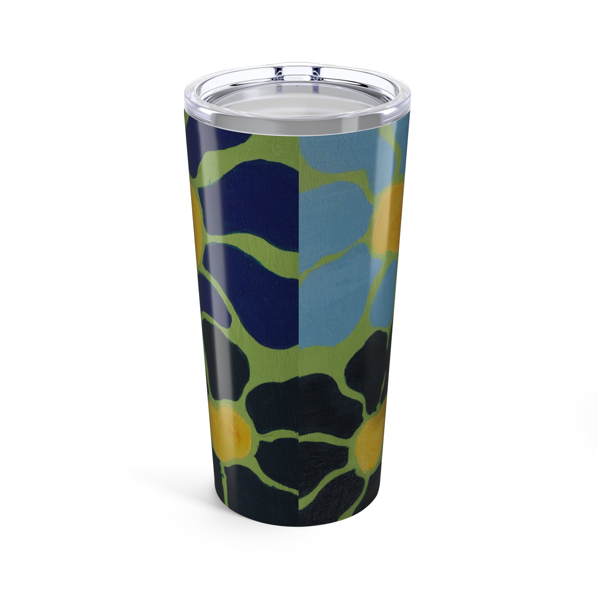 Blue Flowers By Kalei S. Tumbler 20oz
