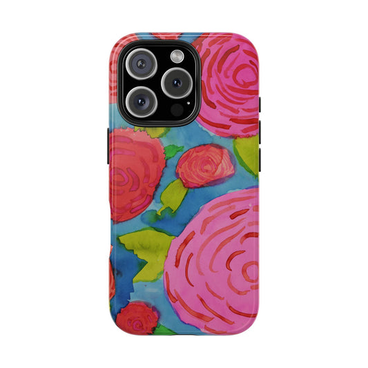 Spring Garden Roses By Chantale H. Tough Phone Cases