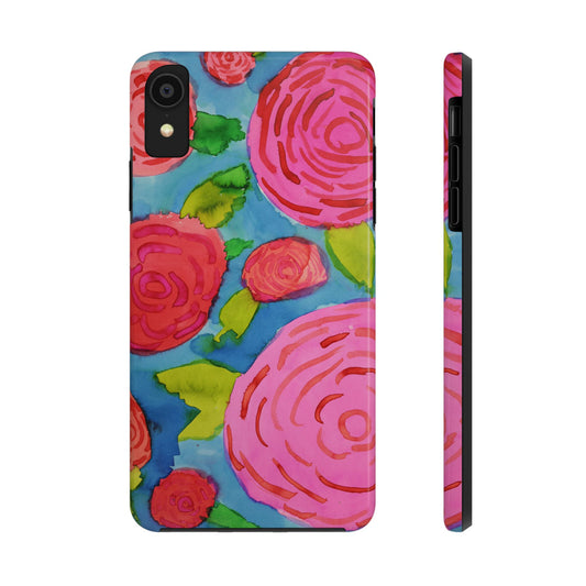 Spring Garden Roses By Chantale H. Tough Phone Cases