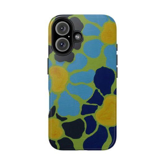 Blue Flowers By Kalei S. Tough Phone Cases