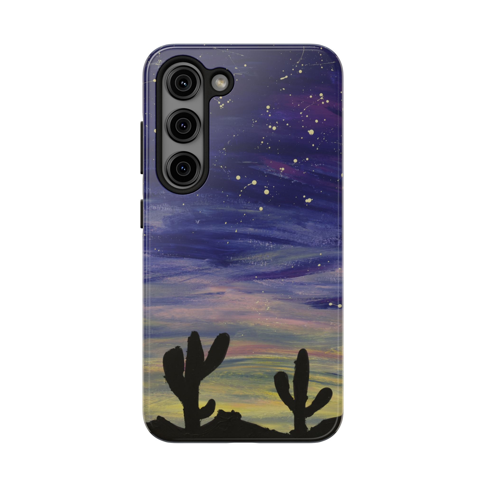Colorful Oasis Desert by Bonnie M. Tough Phone Cases