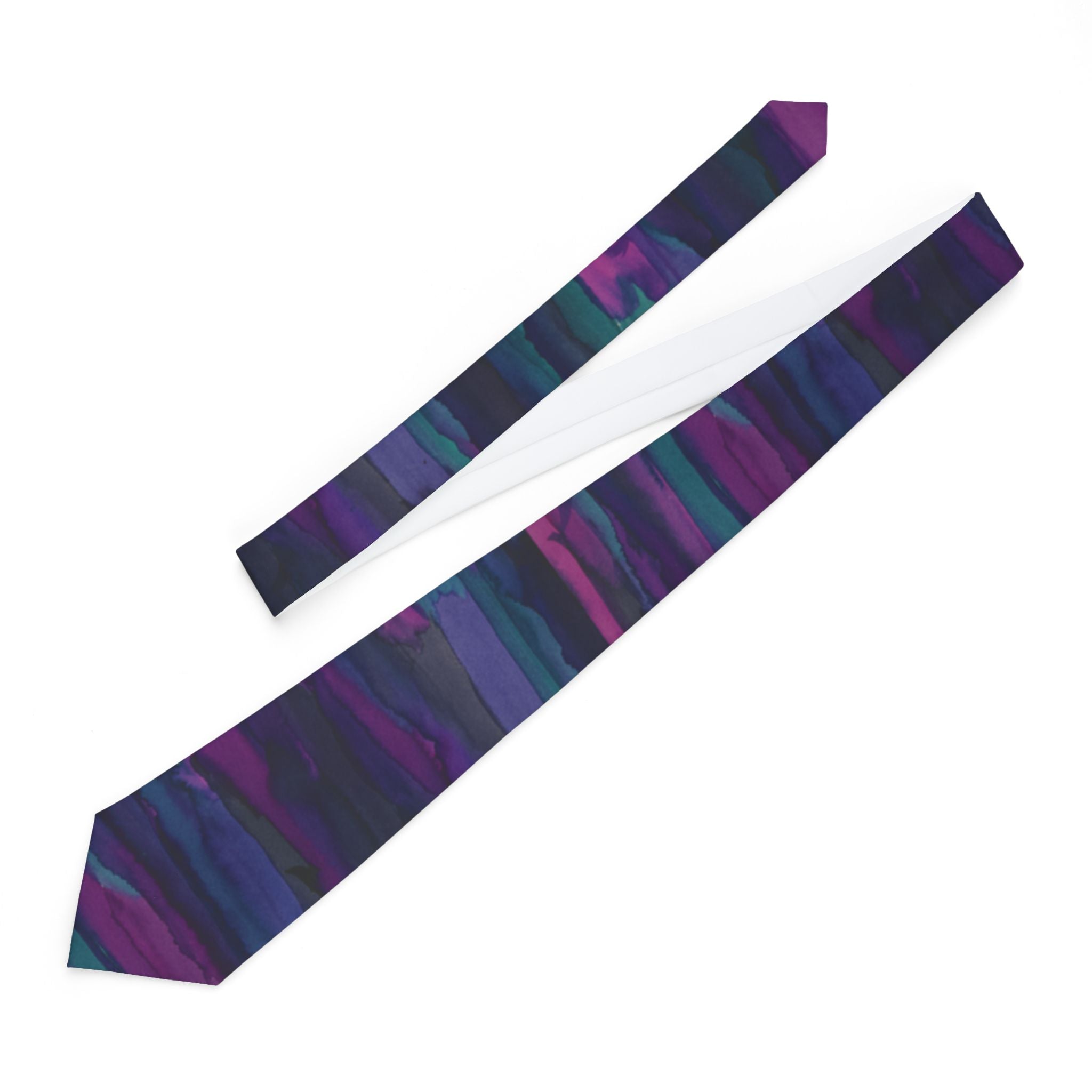 Blue Forest By Sean M. Printed Necktie