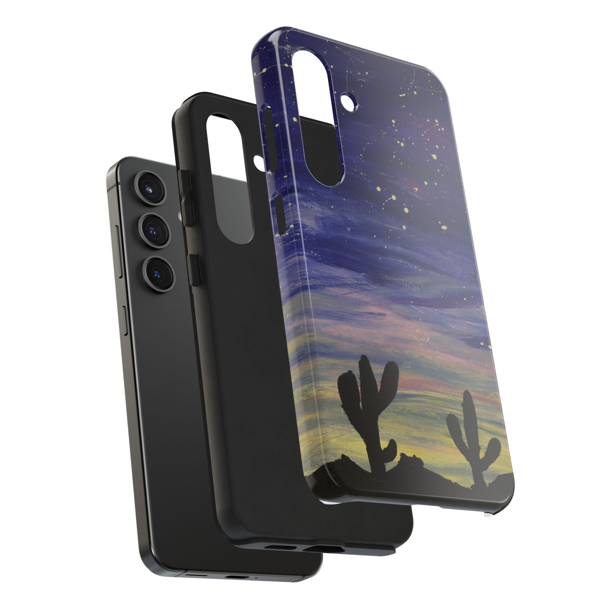 Colorful Oasis Desert by Bonnie M. Tough Phone Cases