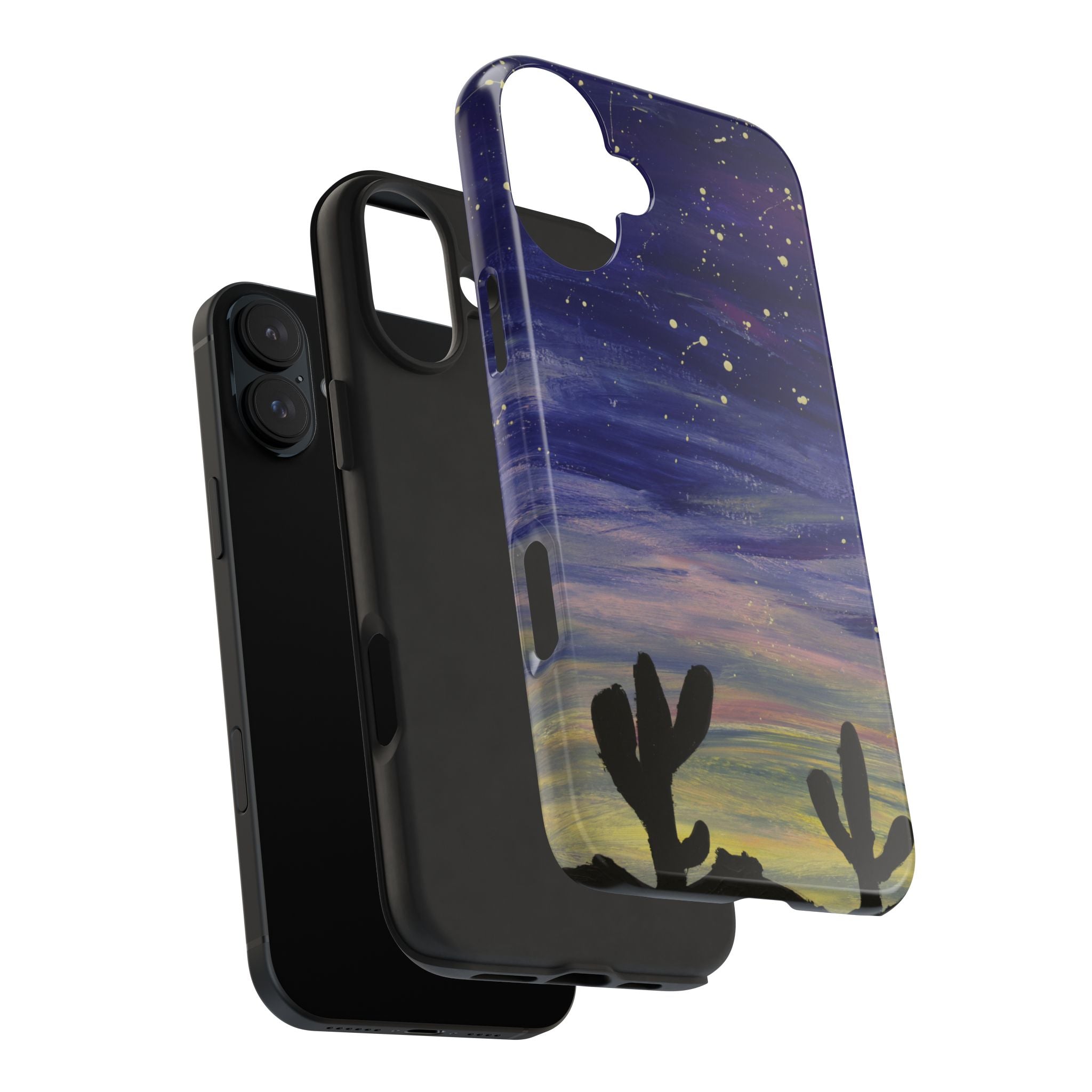 Colorful Oasis Desert by Bonnie M. Tough Phone Cases