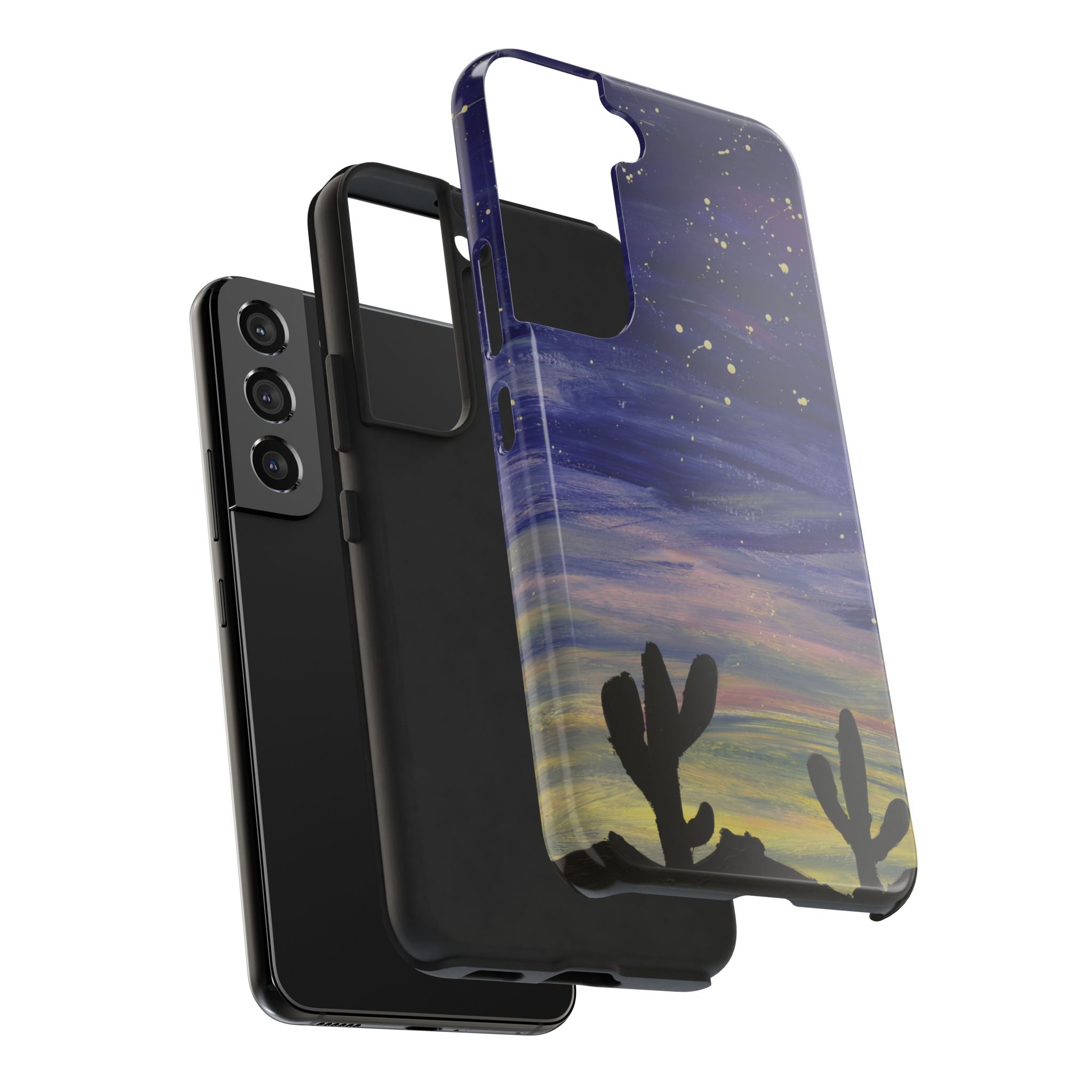 Colorful Oasis Desert by Bonnie M. Tough Phone Cases