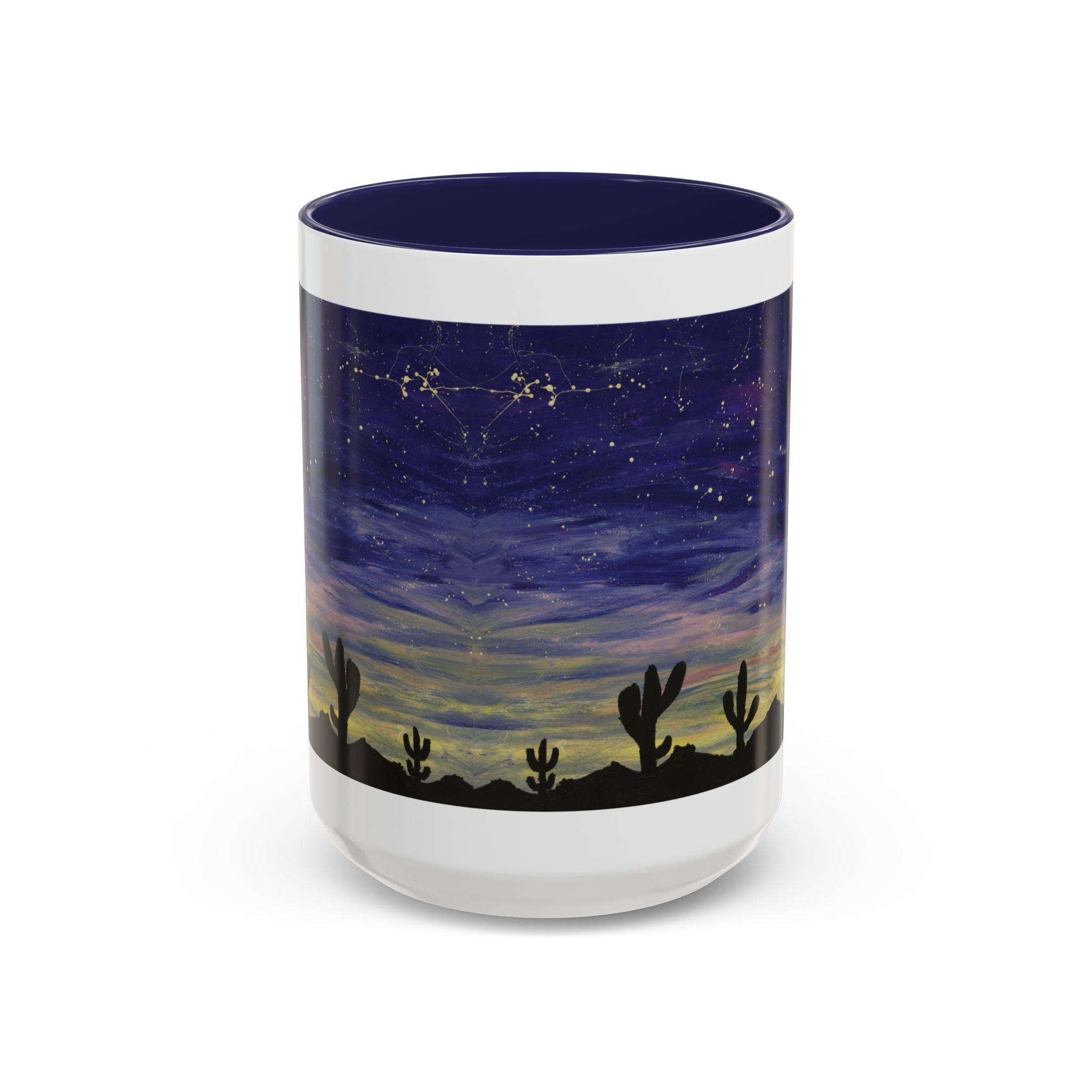 Colorful Oasis Desert By Bonnie M. Accent Coffee Mug
