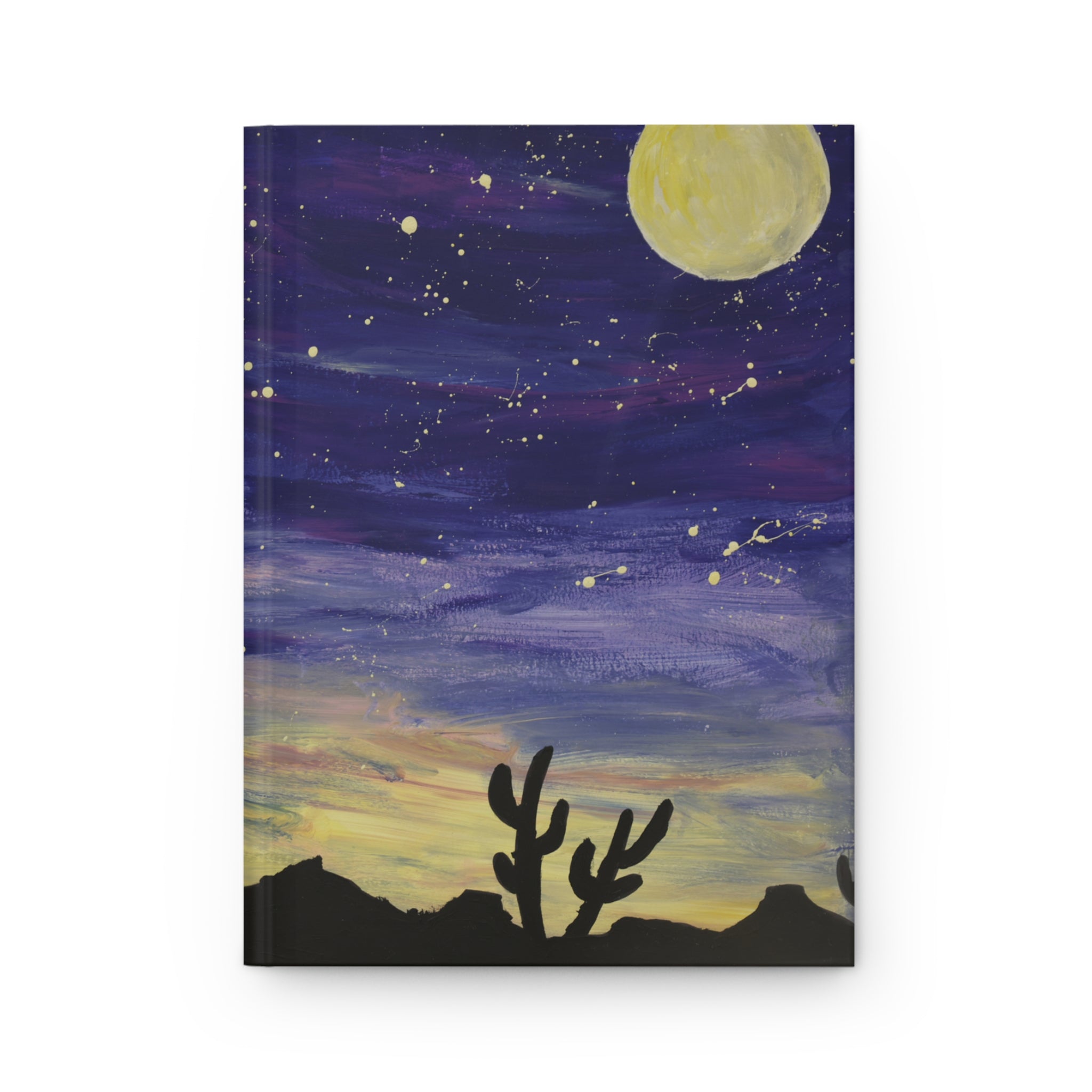 Colorful Oasis Desert By Bonnie M. Matte Hardcover Journal