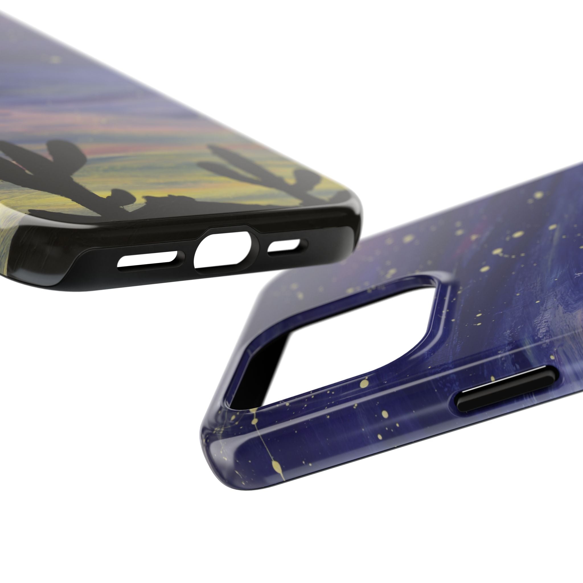 Colorful Oasis Desert by Bonnie M. Tough Phone Cases