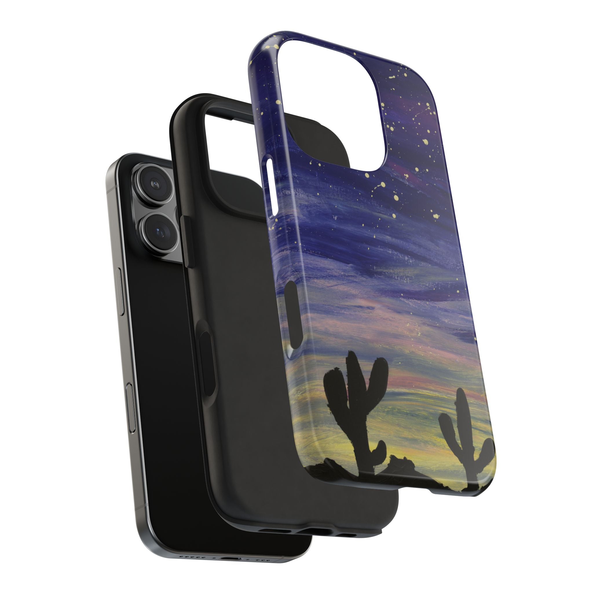 Colorful Oasis Desert by Bonnie M. Tough Phone Cases