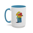 Load image into Gallery viewer, Watery Flowers by Max R. Accent Coffee Mug
