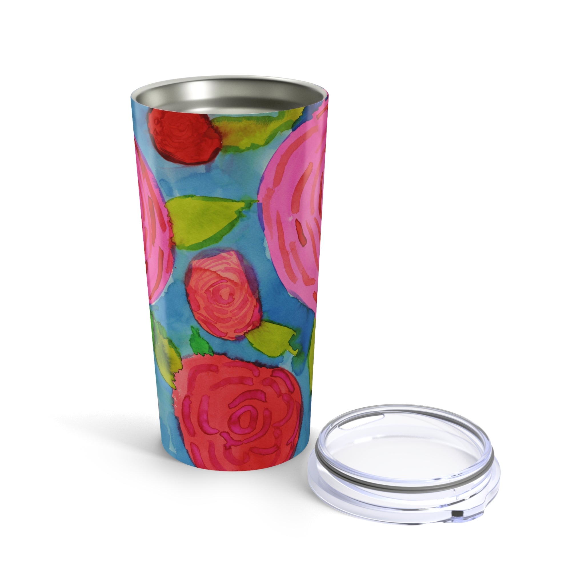 Spring Garden Roses By Chantale H. Tumbler 20oz
