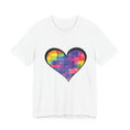 Load image into Gallery viewer, OV Love Heart Unisex Jersey Short Sleeve Tee
