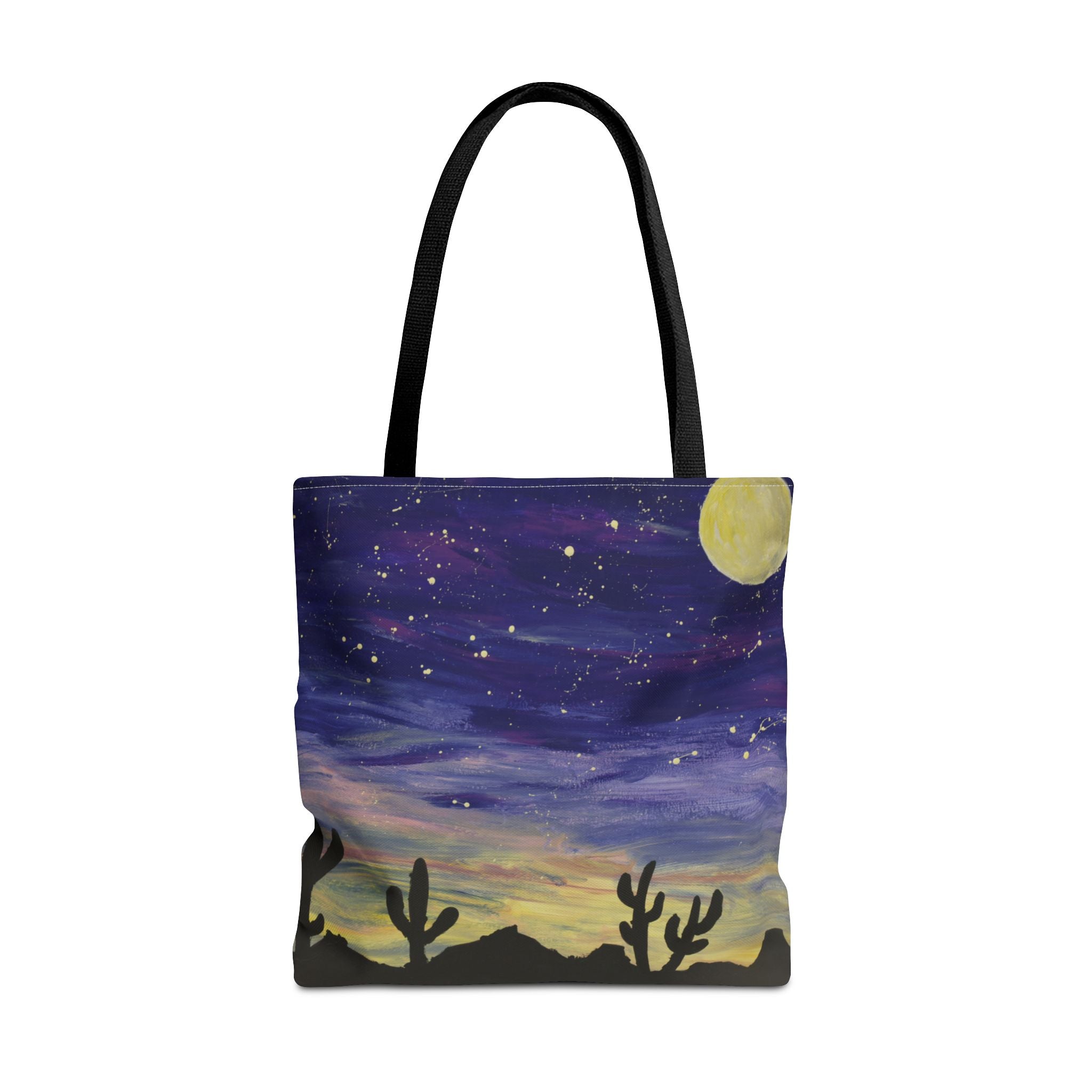 Colorful Oasis Desert By Bonnie M. Printed Tote Bag