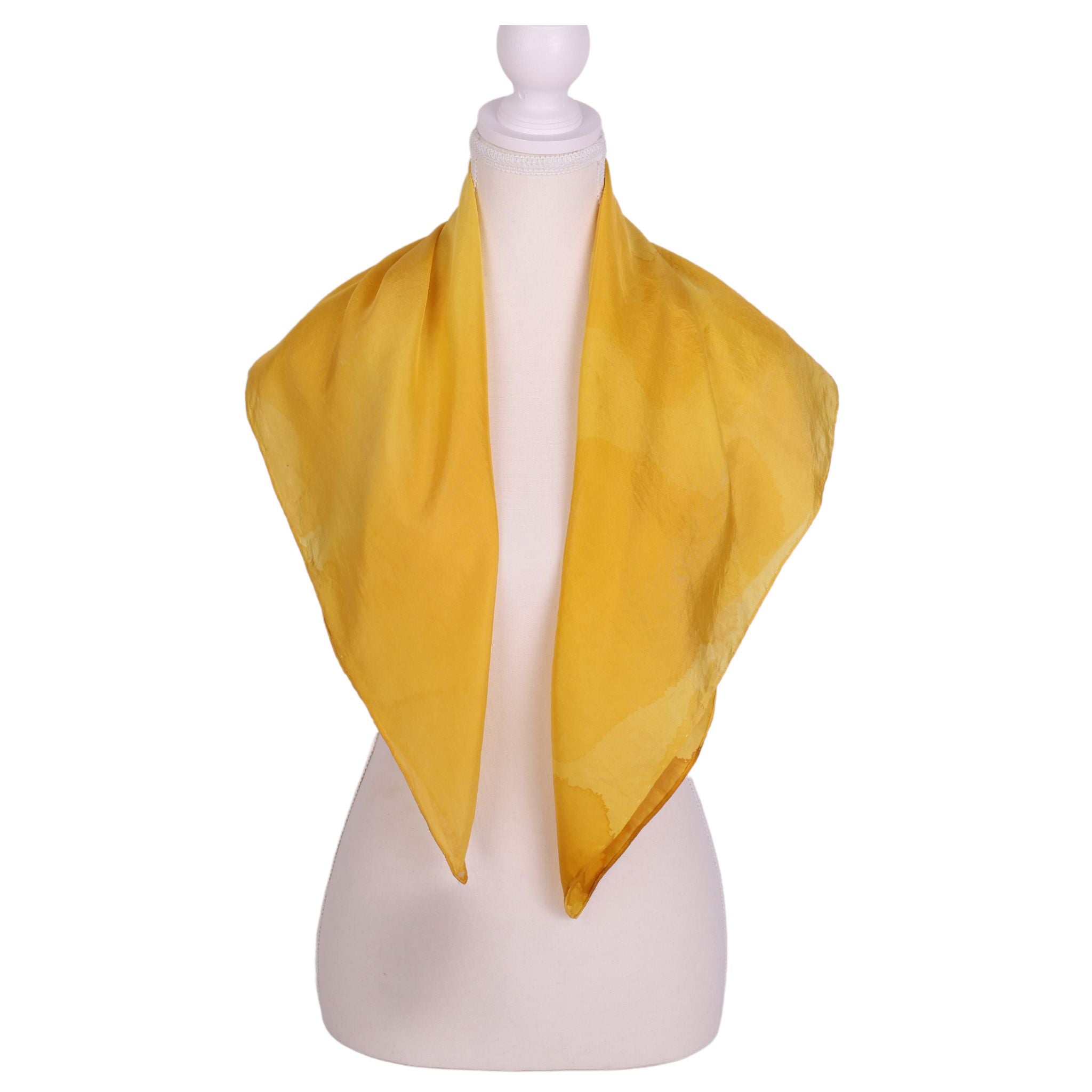 Yellow Spots 30 x 28 Scarf by Michael C.