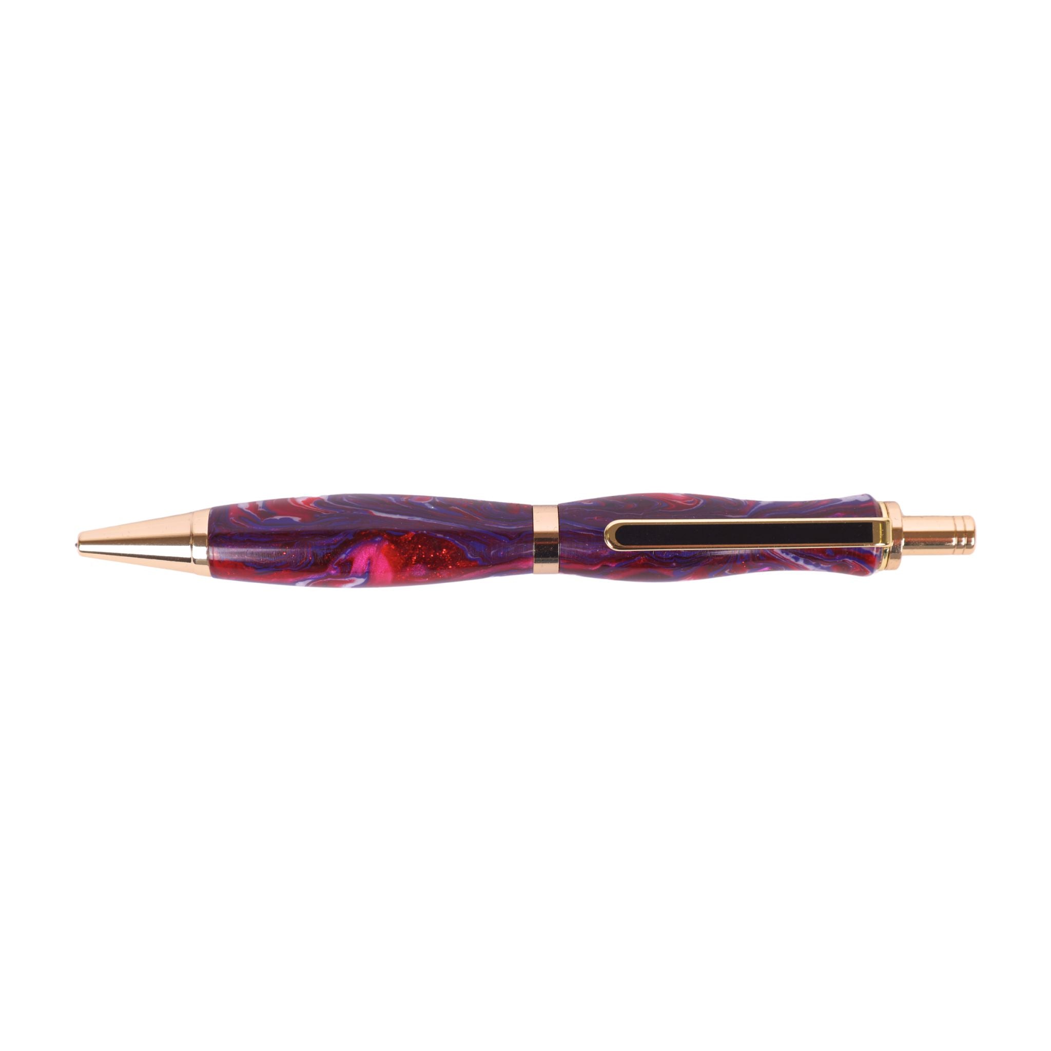 Acrylic Slimline  Black Ink Pen By Kristin A. 00170