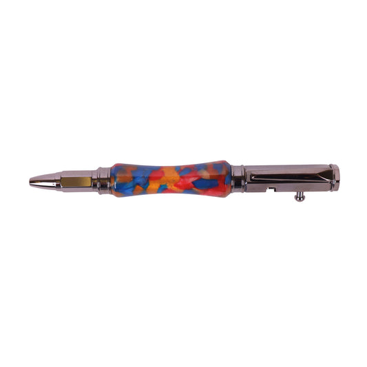 Acrylic Vertex Bolt Action Black Ink Pen By Jiezl G. 00164