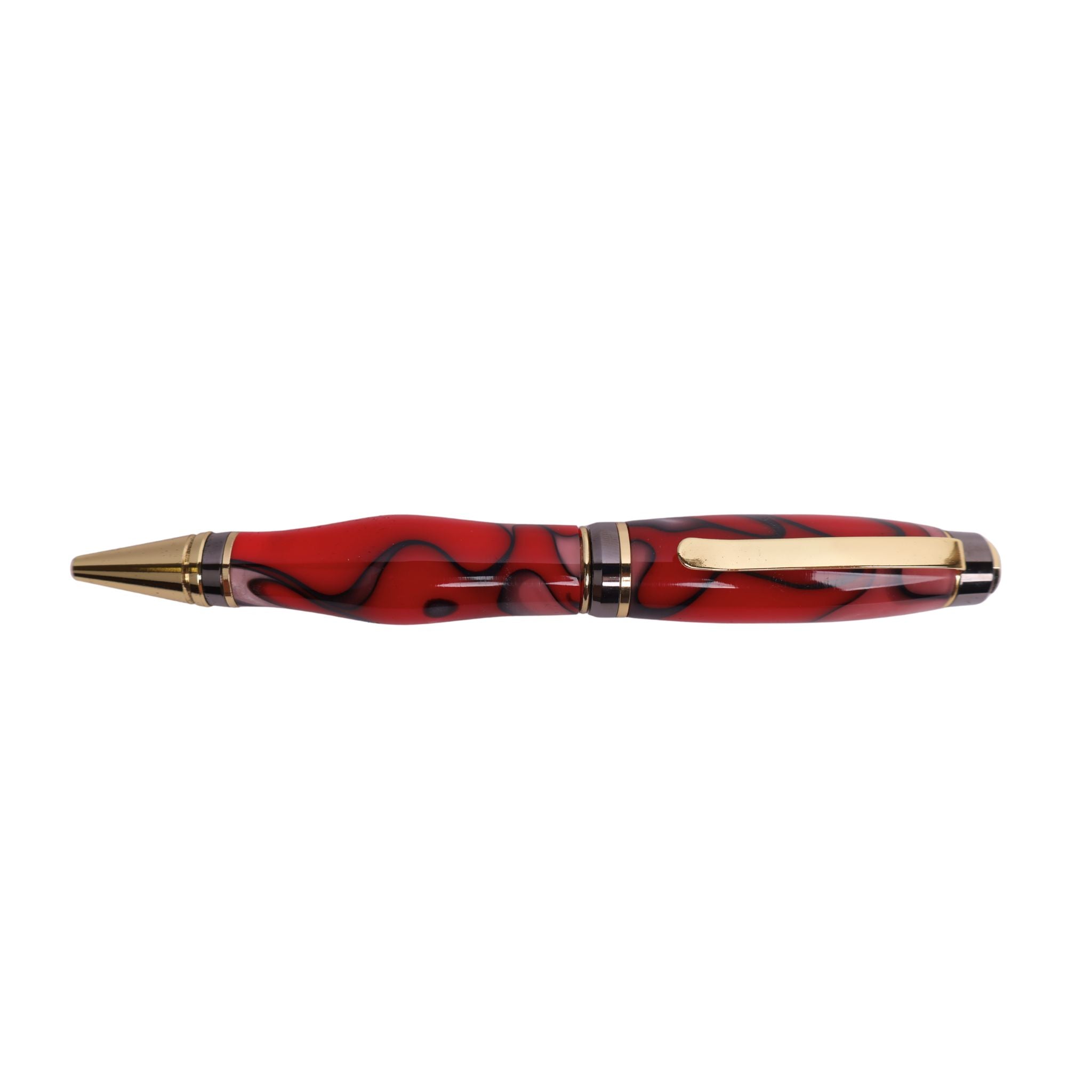 Acrylic Big Ben Twist Black Ink Pen By Michael B. 00217