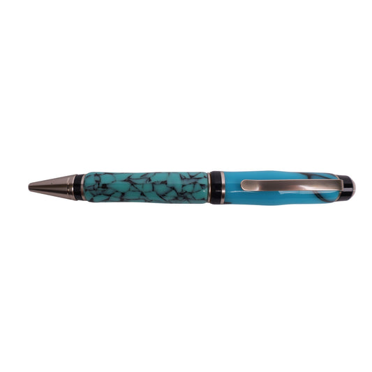 Acrylic Big Ben Twist Black Ink Pen By Michael B. 00220