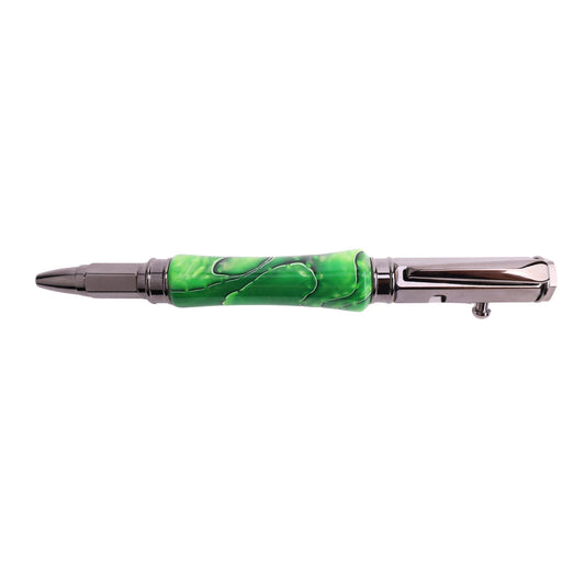 Acrylic Vertex Bolt Action Black Ink Pen By Kalei S. 00235