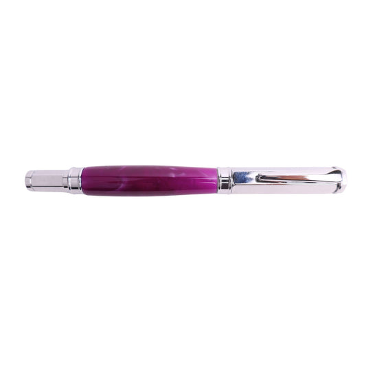 Acrylic Vertex Fountain Black Ink Pen By Cory B. 00243