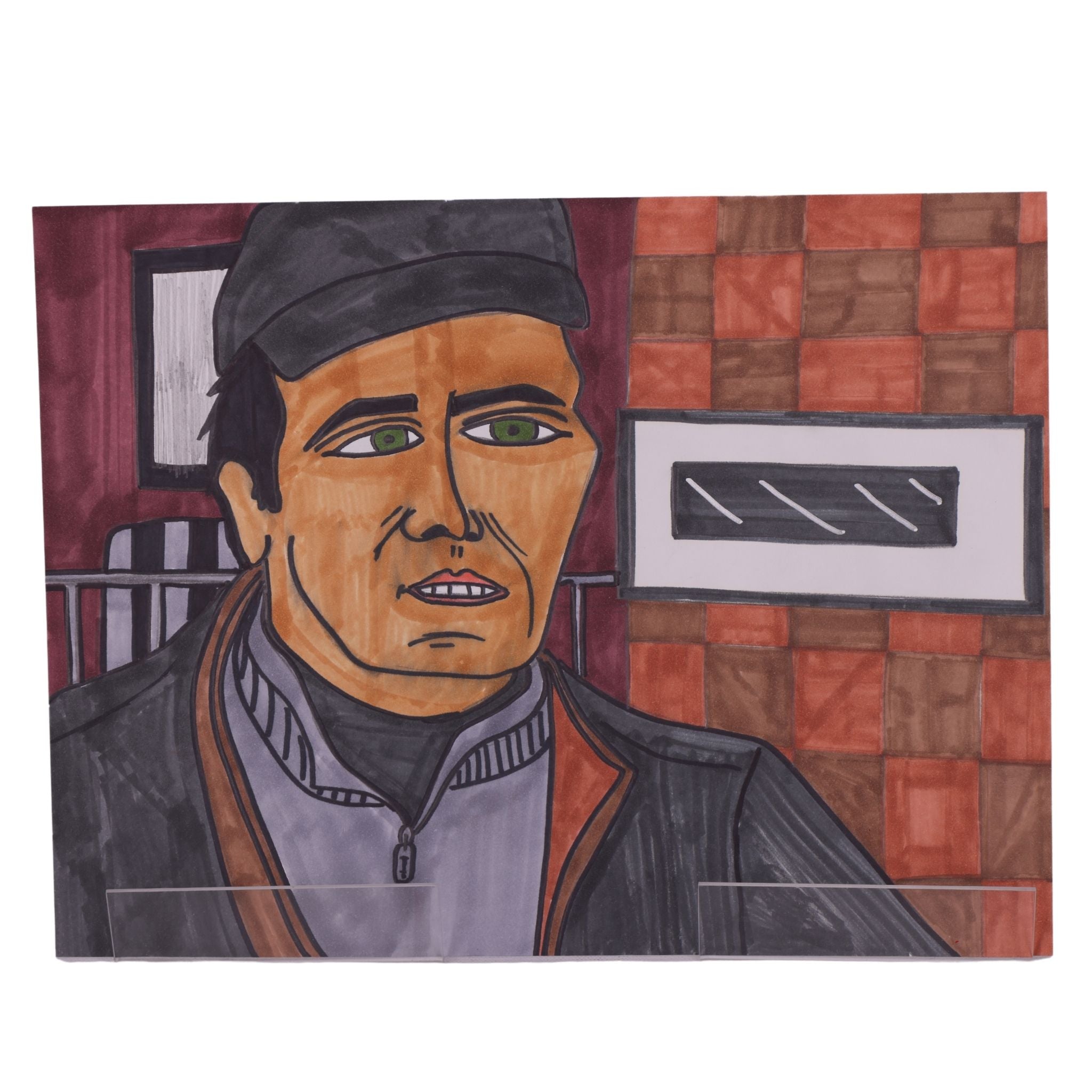 Actor 12 x 9 Mixed Media by Michael C.